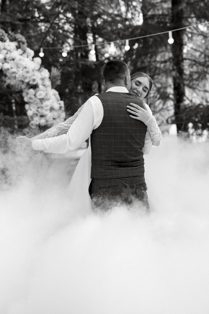 Low fog for wedding in  surrey